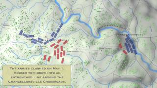 Chancellorsville Battle Map Program [upl. by Loram735]